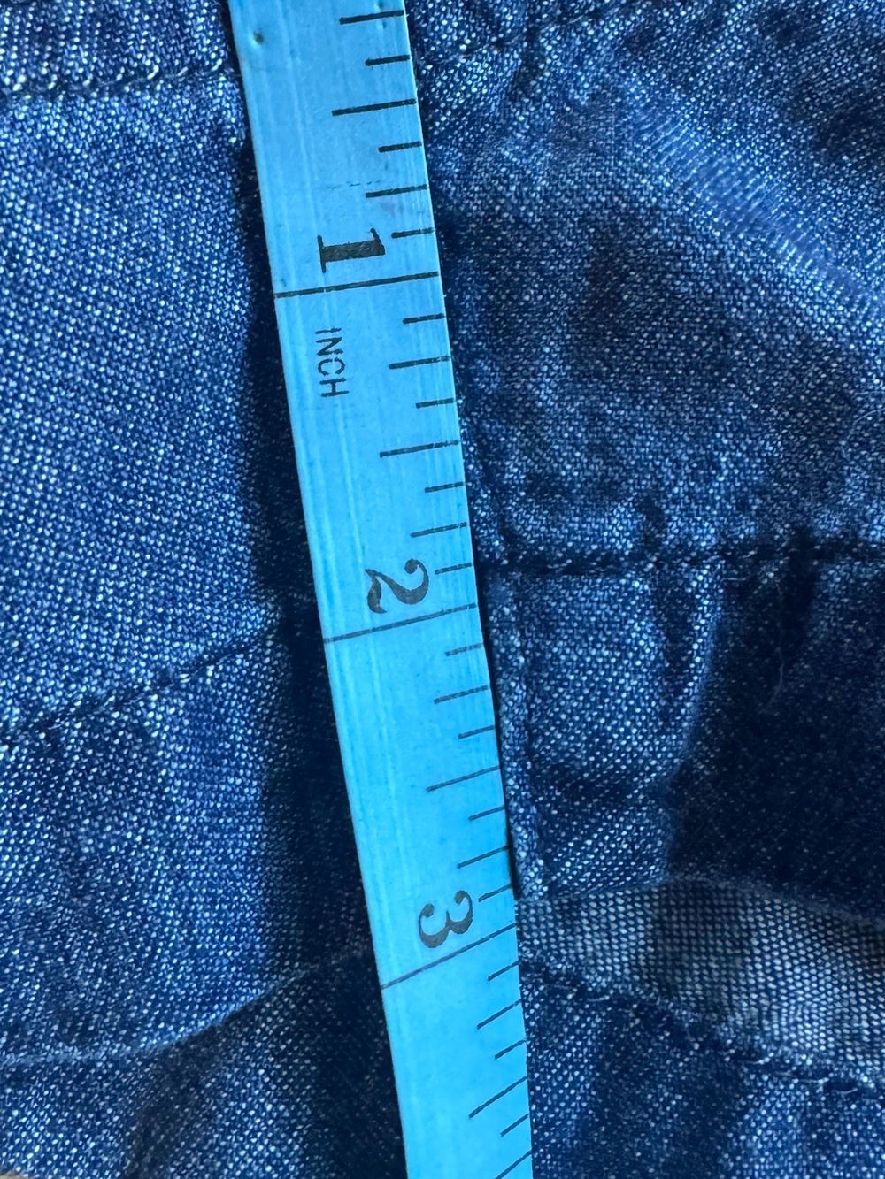 Free Assembly Women’s Denim patchwork Pocket Shorts - Blue - Picture 7 of 10